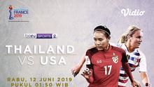 Piala Dunia Wanita 2019 USA Vs Thailand