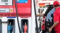 Ilustrasi pengisian BBM di Pombensin (Istimewa)