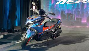 Yamaha Aerox Alpha dobrak pasar skutik Indonesia. (Liputan6.com / Septian Pamungkas)