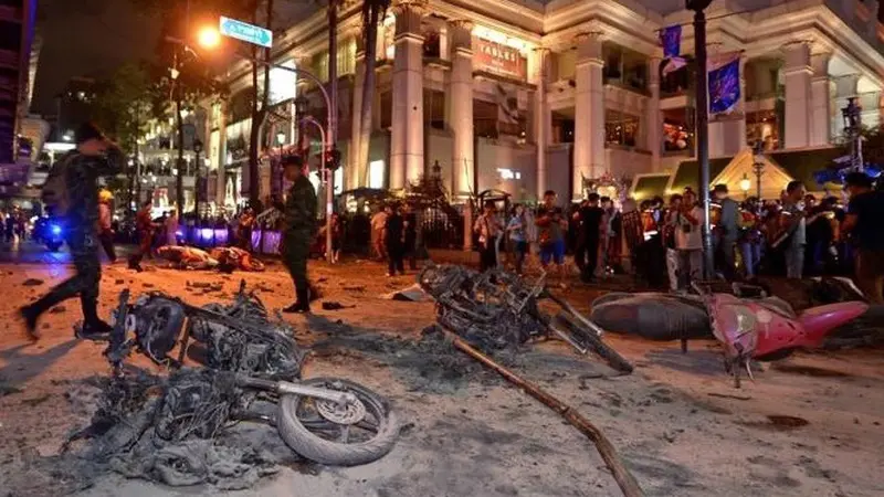 3 Fakta Mengejutkan Ledakan Bom di Bangkok 
