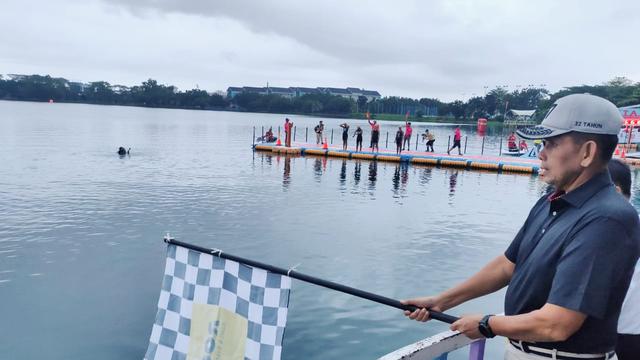 Peraih Perunggu Sea Games Filipina Raih Waktu Tercepat Triathlon di Palembang