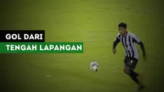 Gelandang Santos U-23 Diogo Vitor berhasil mencetak gol spektakuler saat hadapi Sao Paulo U-23.