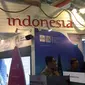 Di pameran MATTA Fair Malaysia, wisata halal Kepri dan Bali jadi jualan Pesona Indonesia. Foto: Unoviana/ Liputan6.com.
