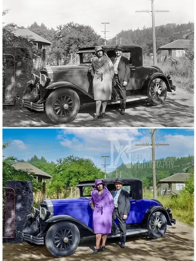 Pria Ini Ubah Foto Lawas Hitam Putih Jadi Berwarna , 7 Hasilnya Curi Perhatian