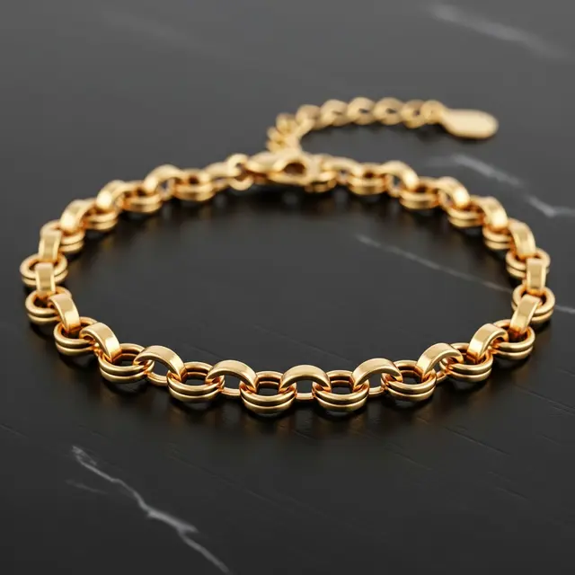 9 Model Gelang Emas Model Hollow Ringan tapi Mewah, Pilihan Investasi Menarik