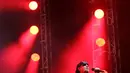 Grup band rock asal Jerman, Scorpions tampil di perhelatan JogjaROCKarta #4 di Stadion Kridosono, Yogyakarta, Minggu (1/3/2020). Scorpions membawakan sejumlah lagu hitsnya seperti Send Me An Angel, Wind of Change hingga Still Loving You. (Fimela.com/Bambang E Ros)