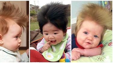 Bayi Bayi Dan Tren Mohawk Mini Dalam Kompetisi Foto Rambut Unik Parenting Fimela Com
