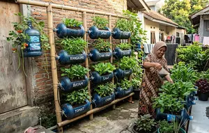 9 Cara Membuat Kebun Mini dari Galon Bekas yang Cocok untuk Rumah Subsidi