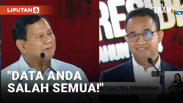 Prabowo ke Anies: Anda Tidak Pantas Bicara Etik, Anda Menyesatkan!