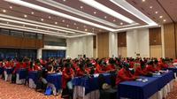 Perhelatan acara Rapat Pimpinan Nasional Gerakan Mahasiswa Nasional Indonesia atau Rapimnas GMNI ke-22 di Ancol, Jakarta. (Ist)