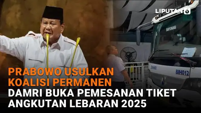 Prabowo Tawarkan Koalisi Permanen, Damri Buka Pemesanan Tiket Lebaran 2025
