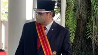 Menteri Koordinator Bidang Perekonomian Airlangga Hartarto menerima Tanda Kehormatan Bintang Mahaputera Adipradana. (Foto: Istimewa)