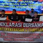 Dalam deklarasi ini, perwakilan anak motor Kota Bogor dari beberapa komunitas mengaku ikhlas ditembak polisi apabila ada anggotanya kedapatan melakukan tindak kekerasan atau tawuran.