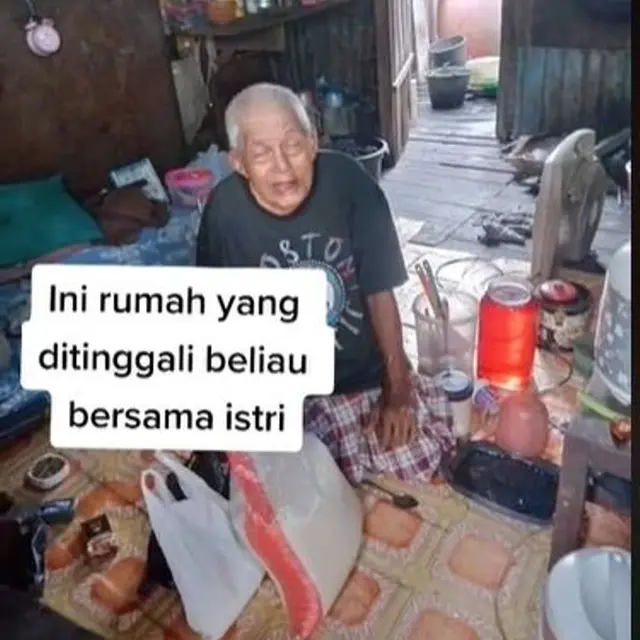 Cerita Haru Kakek 89 Tahun Masih Semangat Jualan Es Setiap Hari