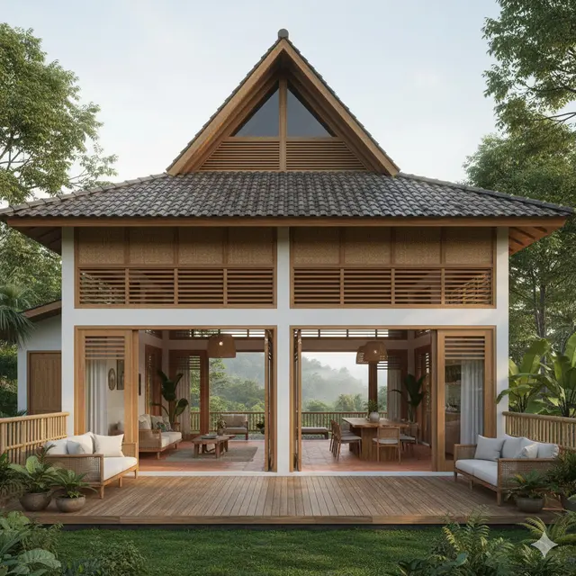 7 Model Rumah Tropis di Area Perbukitan dengan Ventilasi Alami yang Bikin Adem Sepanjang Hari, Nyaman dan Hemat Energi