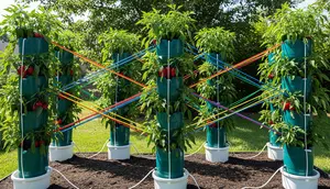 7 Inspirasi Kebun Cabai Vertikal dari Tali Rafia dan Galon Bekas, Pekarangan Lebih Produktif