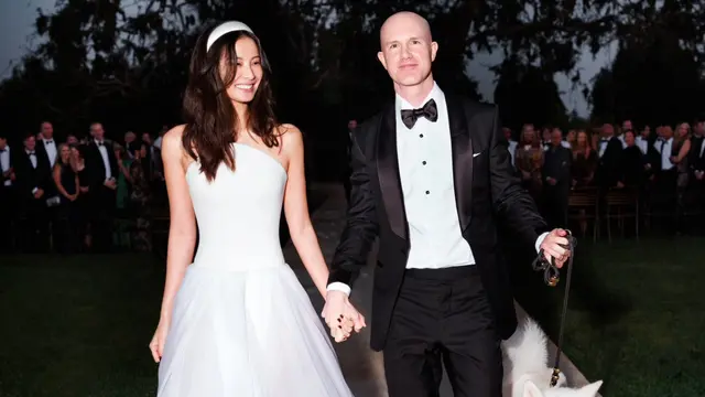 Potret Brian Armstrong dan Angela Meng (Dok/X @brian_armstrong)