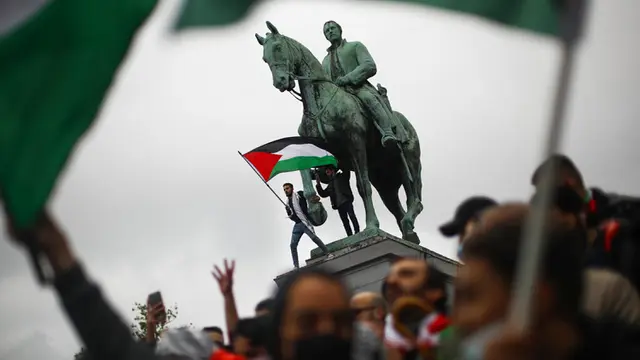 FOTO: Dukungan Warga Dunia untuk Rakyat Palestina