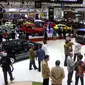  Suasana pameran Gaikindo Indonesia International Auto Show (GIIAS) 2017 di ICE BSD City, Tangerang, Banten, Kamis (10/8). Pameran ini kembali disebut-sebut sebagai pameran otomotif terbesar di Indonesia. (Liputan6.com/Angga Yuniar)