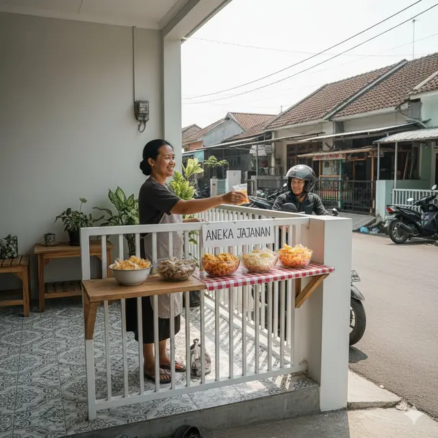Model Teras Rumah untuk Santai dan Jualan