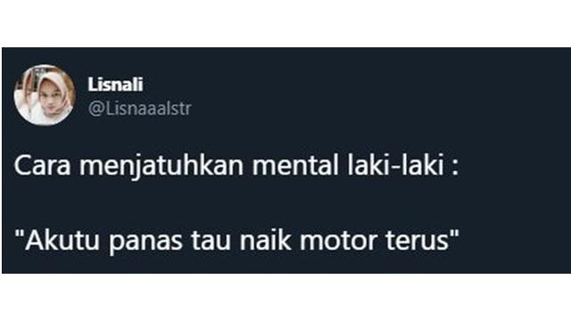 5 Cara Jatuhkan Mental Cowok Versi Netizen Cewek Ngakak Ngenes Hot Liputan6 Com