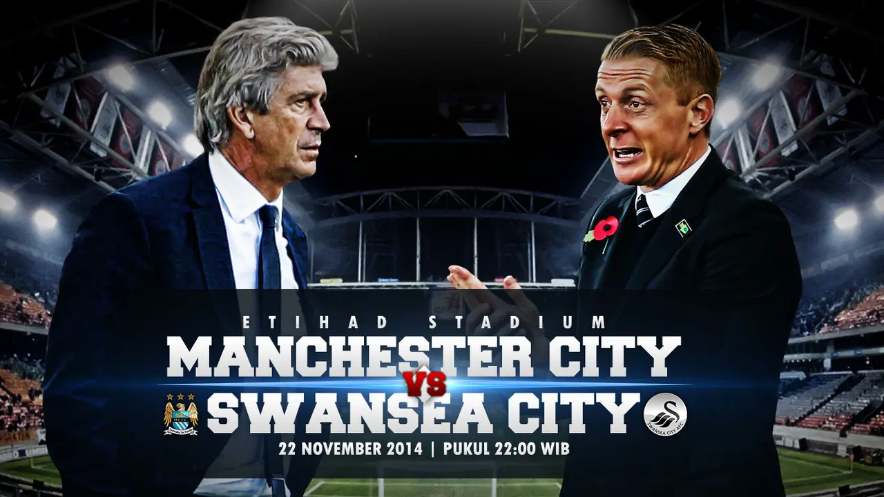 Prediksi Manchester City vs Swansea City (Liputan6.com/Yoshiro)
