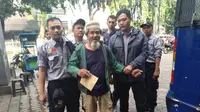 Muklis, pengemis di Jaksel ini kedapatan membawa uang Rp 194 juta. (Ady Anugrahadi/Liputan6.com)