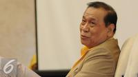 Plt Ketua Fraksi Partai Golkar Kahar Muzakir menghadiri Rapat Pleno Fraksi Partai Golkar di Kompleks, Parlemen, Jakarta, Jumat (30/9). Rapat tersebut membahas Keputusan MKD soal Rehabilitasi Nama Baik Setya Novanto. (Liputan6.com/Johan Tallo)