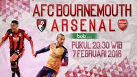 AFC Bournemouth vs Arsenal (Bola.com/Samsul Hadi)