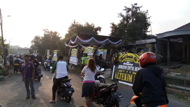 Jenazah korban, Jannatun Cintya Dewi (24) tiba di rumah duka tepat  pada pukul 07.30 WIB