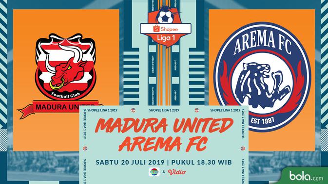 Shopee Liga 1 - Madura United Vs Arema FC (Bola.com/Adreanus Titus)