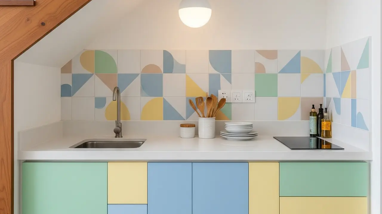 Inspirasi Dapur Bawah Tangga untuk Rumah Sempit 2 Lantai. Gemini