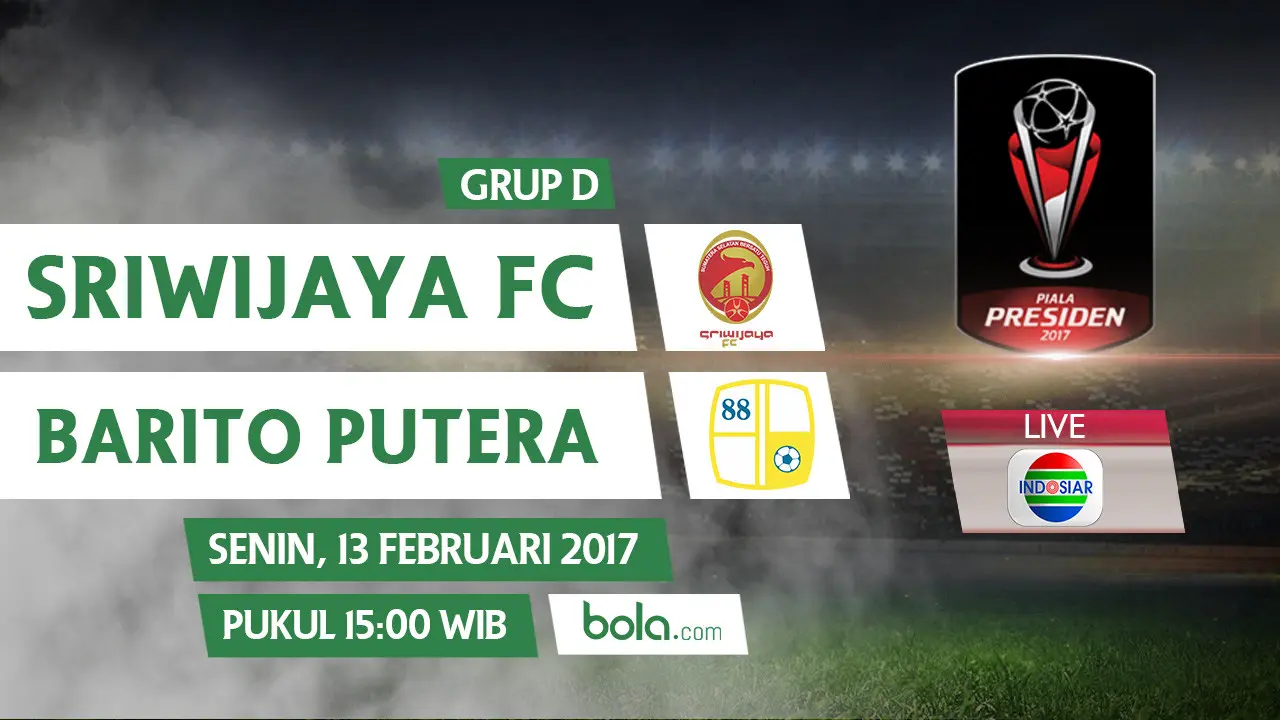 Sriwijaya FC Vs Barito Putera (Bola.com/Adreanus Titus) 