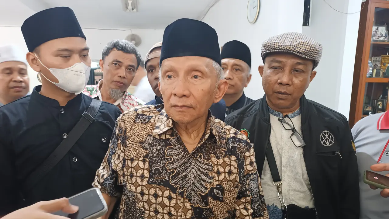Ketua Majelis Syuro Partai Ummat Amien Rais (Nur Habibie/Merdeka.com)