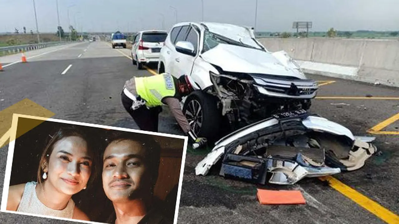 Banner Infografis Kecelakaan Maut dan Cinta Sehidup Semati Vanessa Angel - Bibi Andriansyah
