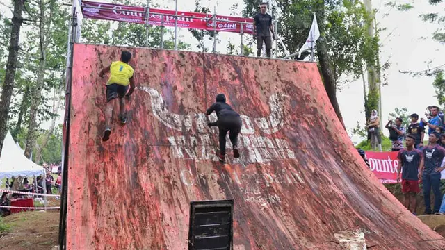 Counterpain Mud Warrior 4 di Bandung.