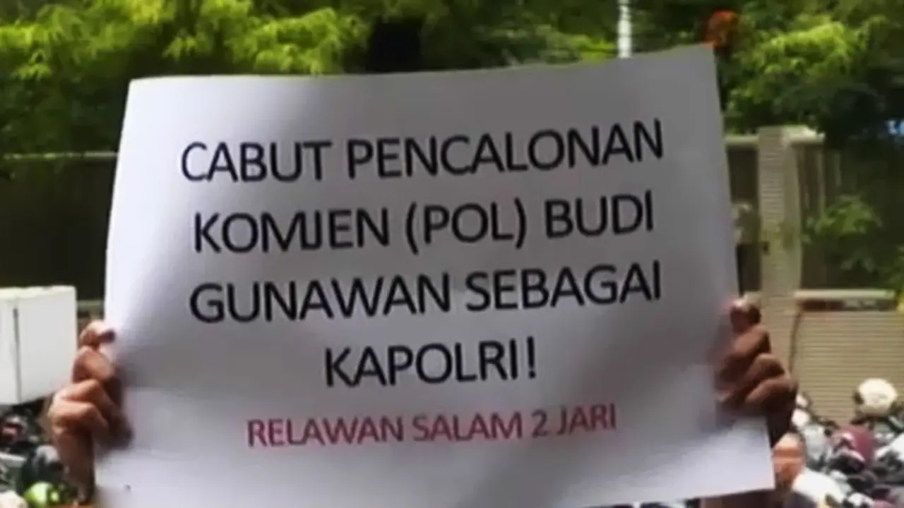 Relawan-Tolak-Budi-Gunawan