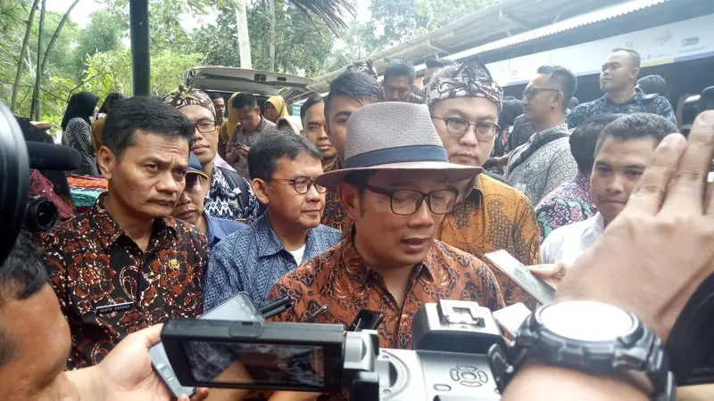 Gubernur Ridwan Kamil saat peresmian program OVOC di Garut