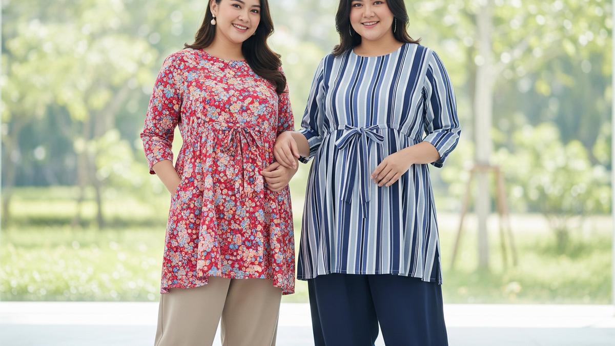 8 Model Tunik untuk Orang Gemuk agar Terlihat Langsing dan Percaya Diri di 2025