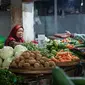 Penjual sayur mayur di pasar. (Foto: Istimewa)