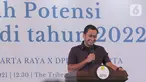 Ketua Umum Himpunan Pengusaha Muda Indonesia Jakarta Raya (HIPMI Jaya) Sona Maesana memberikan sambutan pada pembukaan Bedah Potensi Properti di Tahun 2022 di Jakarta (17/11/21). Acara bertema “Peluang Bisnis Properti, Konstruksi dan Infrastuktur Paska Pandemi di DKI Jakarta” (Liputan6.com/HO/Dodi)