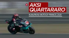 Berita video aksi-aksi Fabio Quartararo dan para pembalap penghuni posisi 6 besar start di Kualifikasi MotoGP Prancis 2020.