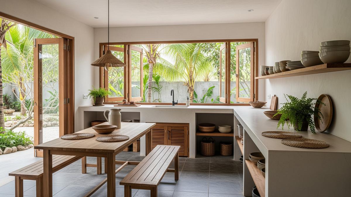 7 Inspirasi Dapur Minimalis Rustic, Kombinasi Sederhana dan Sentuhan Alam