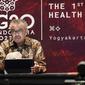Dirjen WHO Tedros Adhanom Ghebreyesus saat menghadiri pembukaan '1st G20 Ministerial Meeting and 1st Joint Financial Meeting' di Yogyakarta pada 20 Juni 2022. (Dok Kementerian Kesehatan RI)