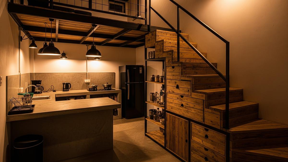 7 Trik Pintar Membuat Tangga Mezzanine yang Aman dan Hemat Ruang, Solusi Desain Cerdas untuk Rumah Kecil