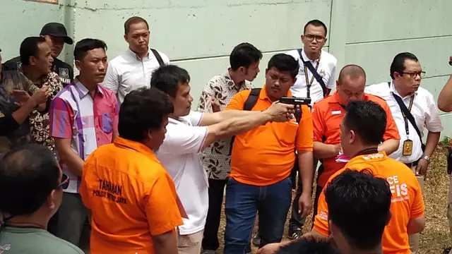 Rekonstruksi peluru nyasar ke Gedung DPR