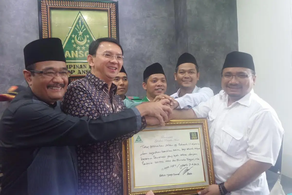 Ahok Djarot ke GP Anshor