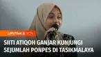 Istri Calon Presiden nomor urut 3 Ganjar Pranowo, Siti Atiqoh melakukan safari politik ke sejumlah pondok pesantren di Tasikmalaya, Jawa Barat. Kepada para pimpinan pondok pesantren, Siti Atiqoh Ganjar meminta doa dan dukungan.