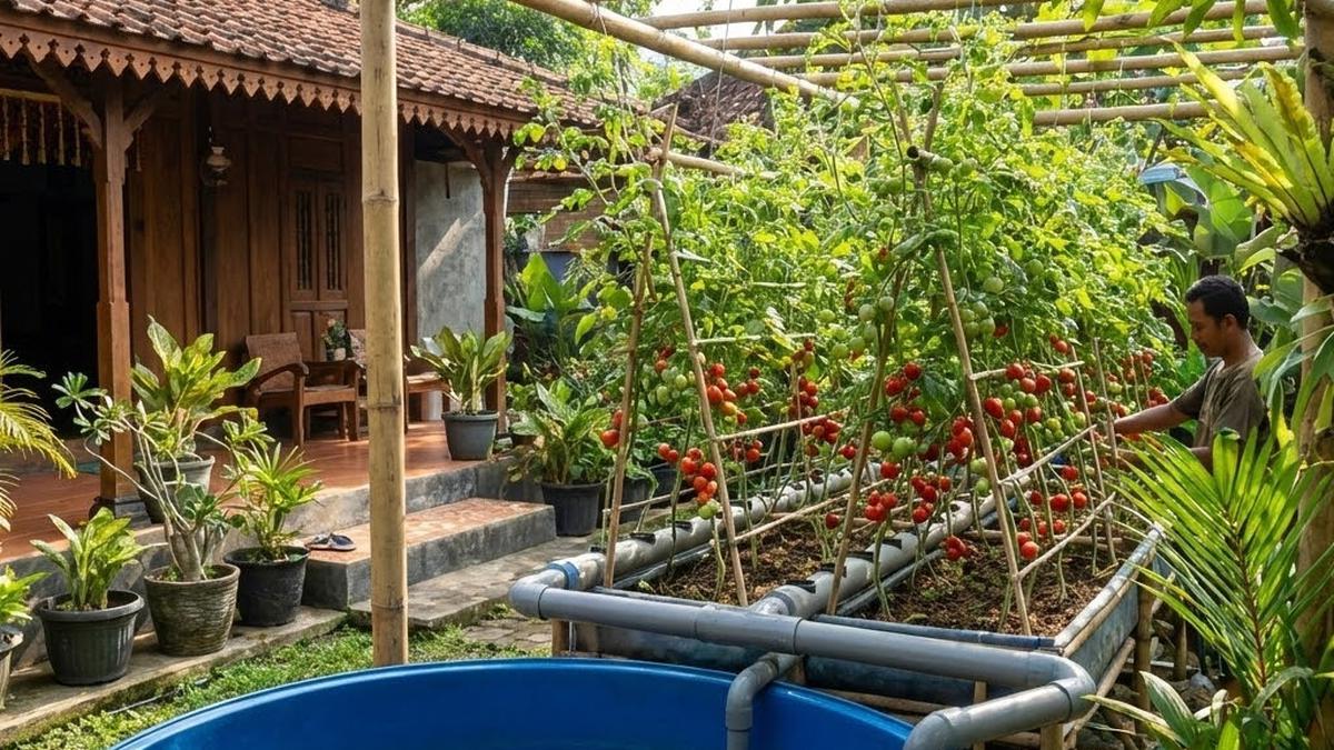 7 Cara Mudah Bikin Aquaponik di Rumah Pakai Ember untuk Pemula