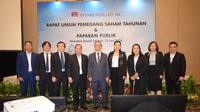 Public Expose Rapat Umum Pemegang Saham PT Pakuwon Jati Tbk yang berlangsung di Hotel Sheraton Grand Jakarta Gandaria City, Jakarta Selatan, Rabu (12/6/2024). (Pipit/Liputan6.com)